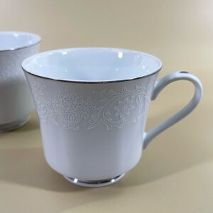 Vintage Two Pc.Crown Victoria Lovelace Collection Tea Cup